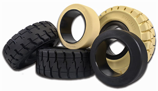 Ruedas industriales macizas, bandajes, termoplástico y poliueratano, así como otros tipos de ruedas especiales